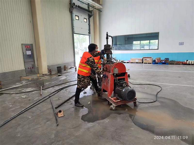 海门厂房地面下沉塌陷注浆加固施工